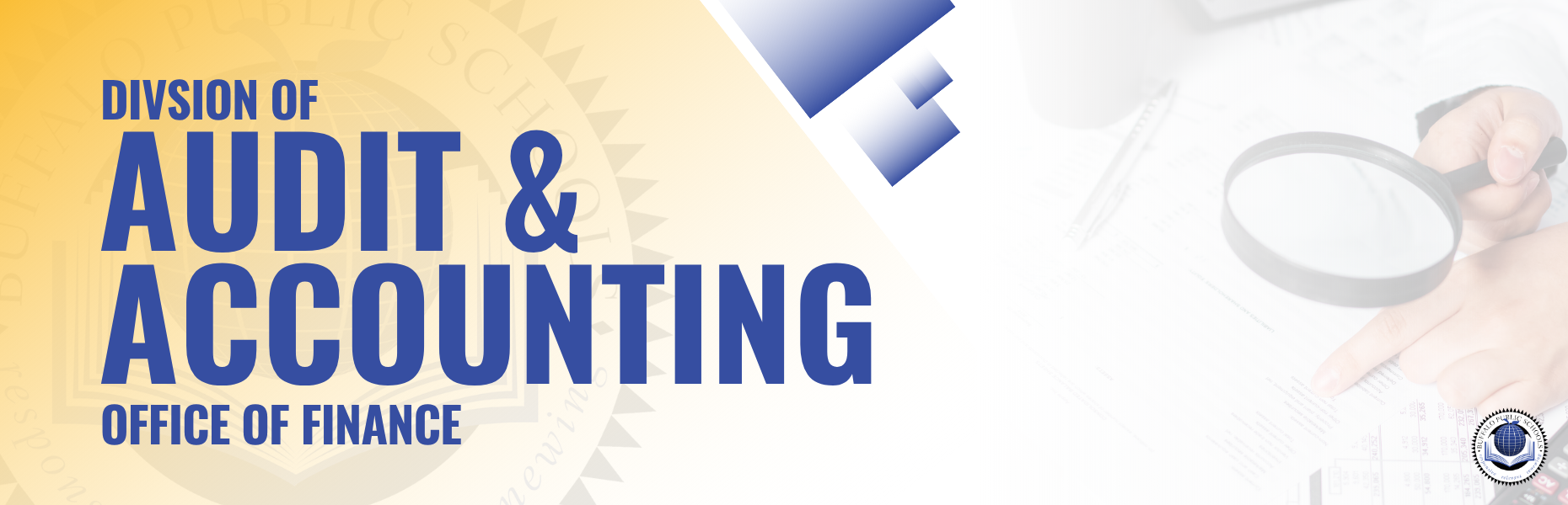 Division of Audit & Accounting  Equipment Control Procedures Banner
