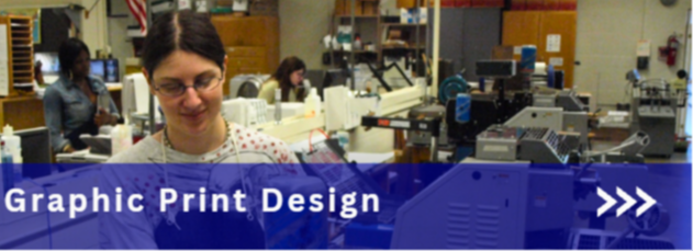 graphic print design web button