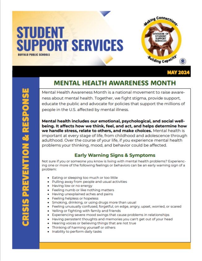 May 2024 Newsletter Mental Health Awareness Month 