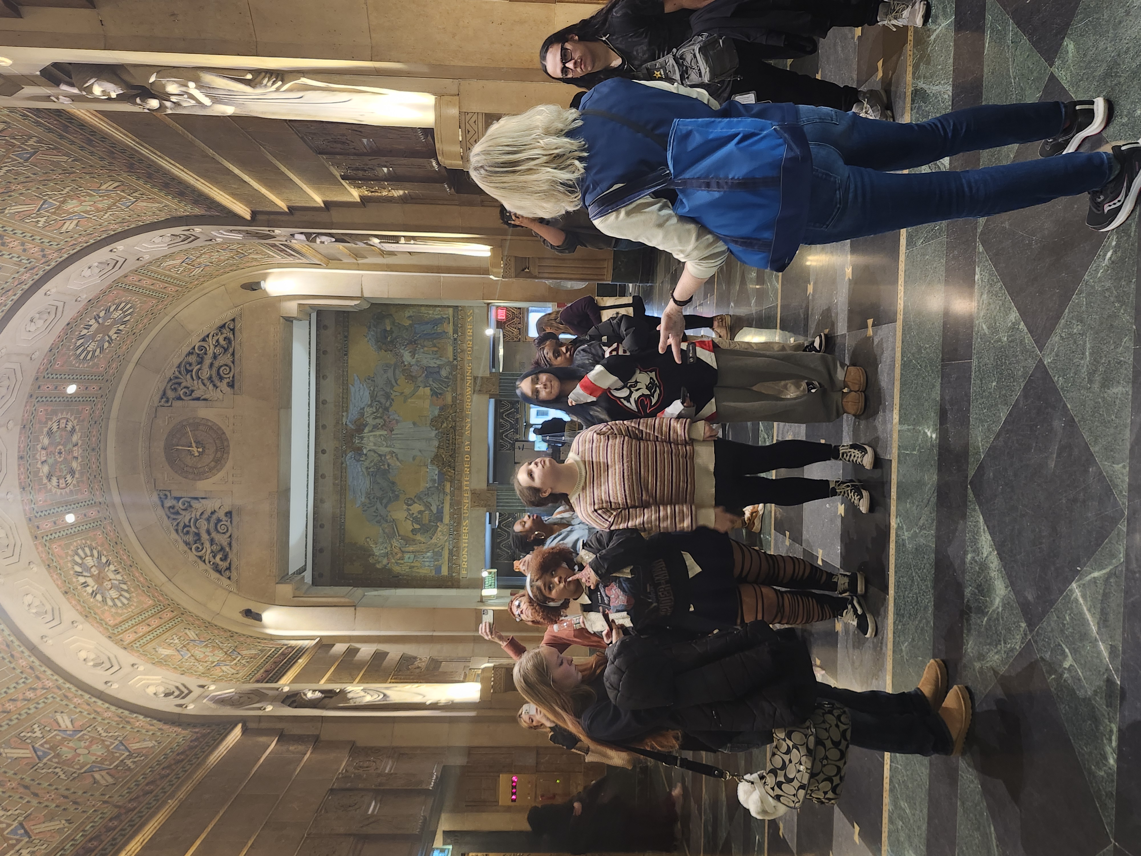 Students at Buffalo City Hall