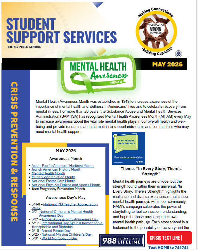 Crisis Prevention and Response  May  2026 Newsletter 