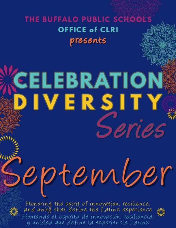 This cover page for the Diversity Celebration Series represents National Hispanic Heritage Month and September 2024.  It includes lessons and powerpoints from grade PK-12.