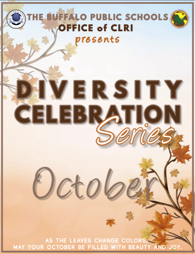 Cover page for Diversity Celebration Series October