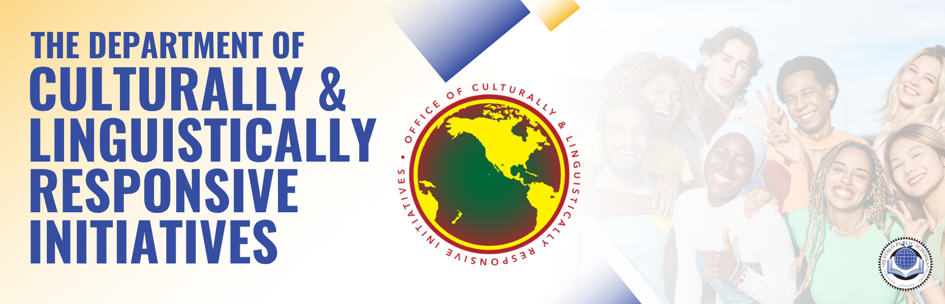 The Department of Culturally & Linguistically Responsive Initiatives and logo