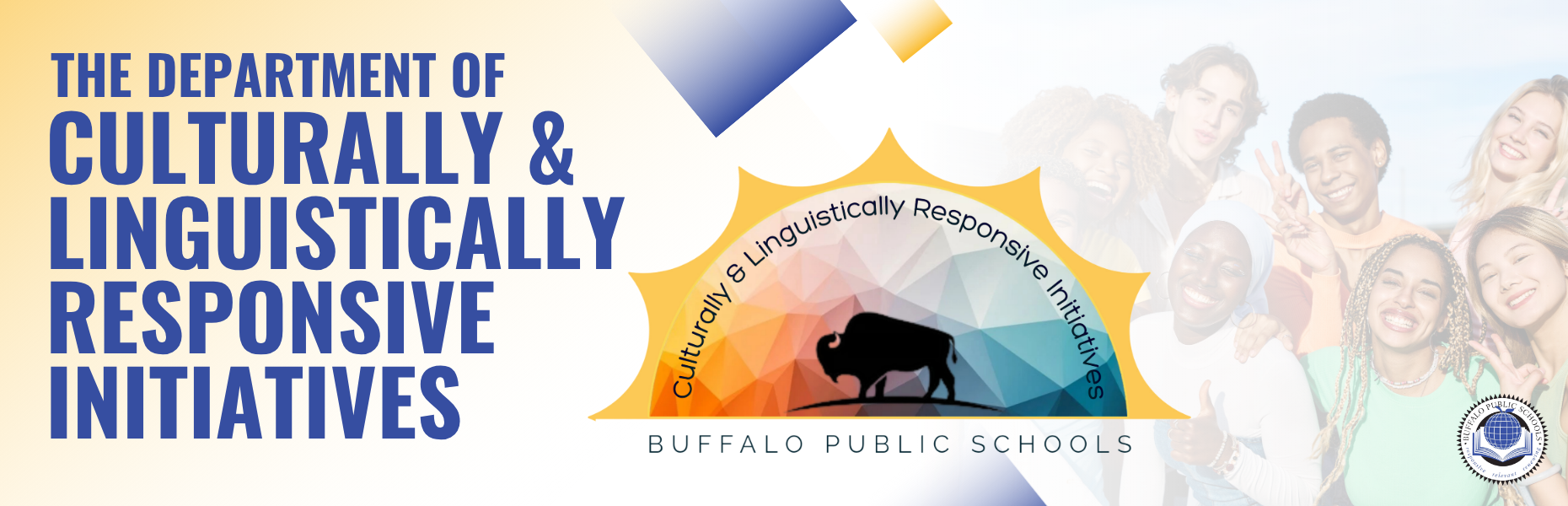 The Department of  Culturally & Linguistically Responsive Initiatives and logo 