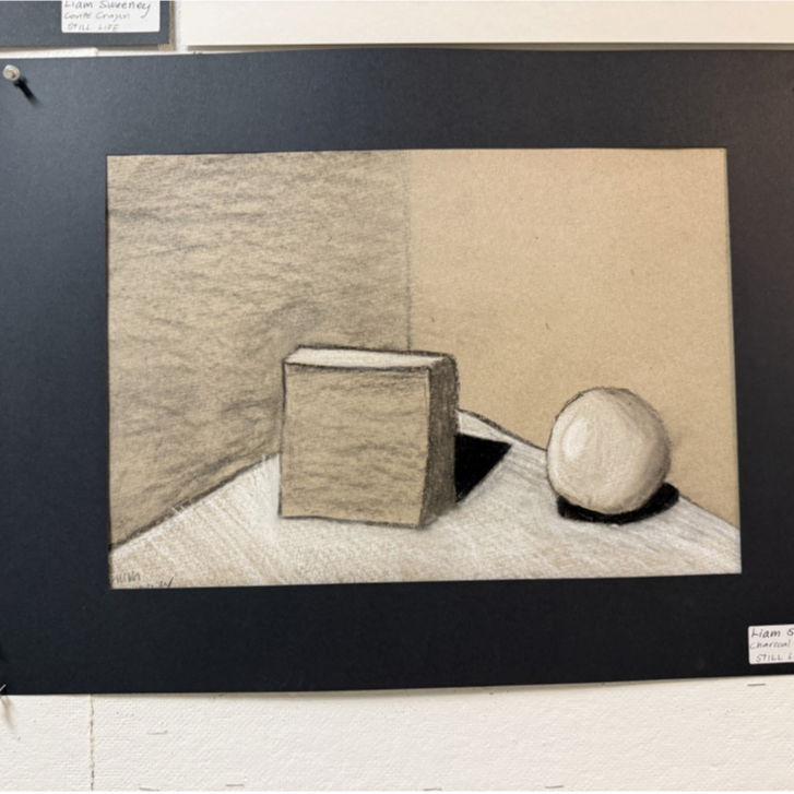 Bishop Timon Artwork - Charcoal & Conte / Still Life