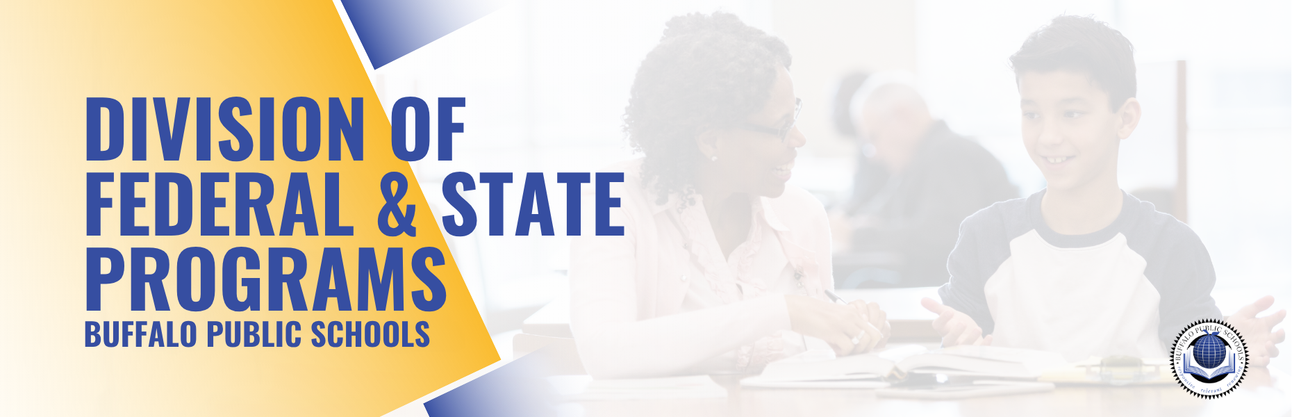 Division of Federal & State Programs Buffalo Public Schools Banner