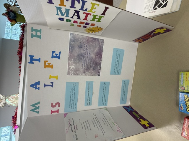 Title I Math posterboard project