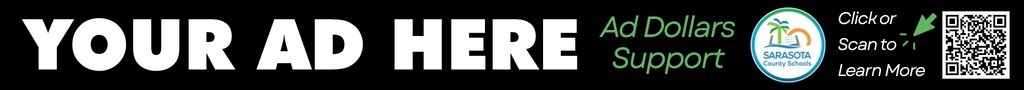 "Your Ad Here" is prominently displayed in white text against a black background. Logos for AdDollars and Support are visible on the right.