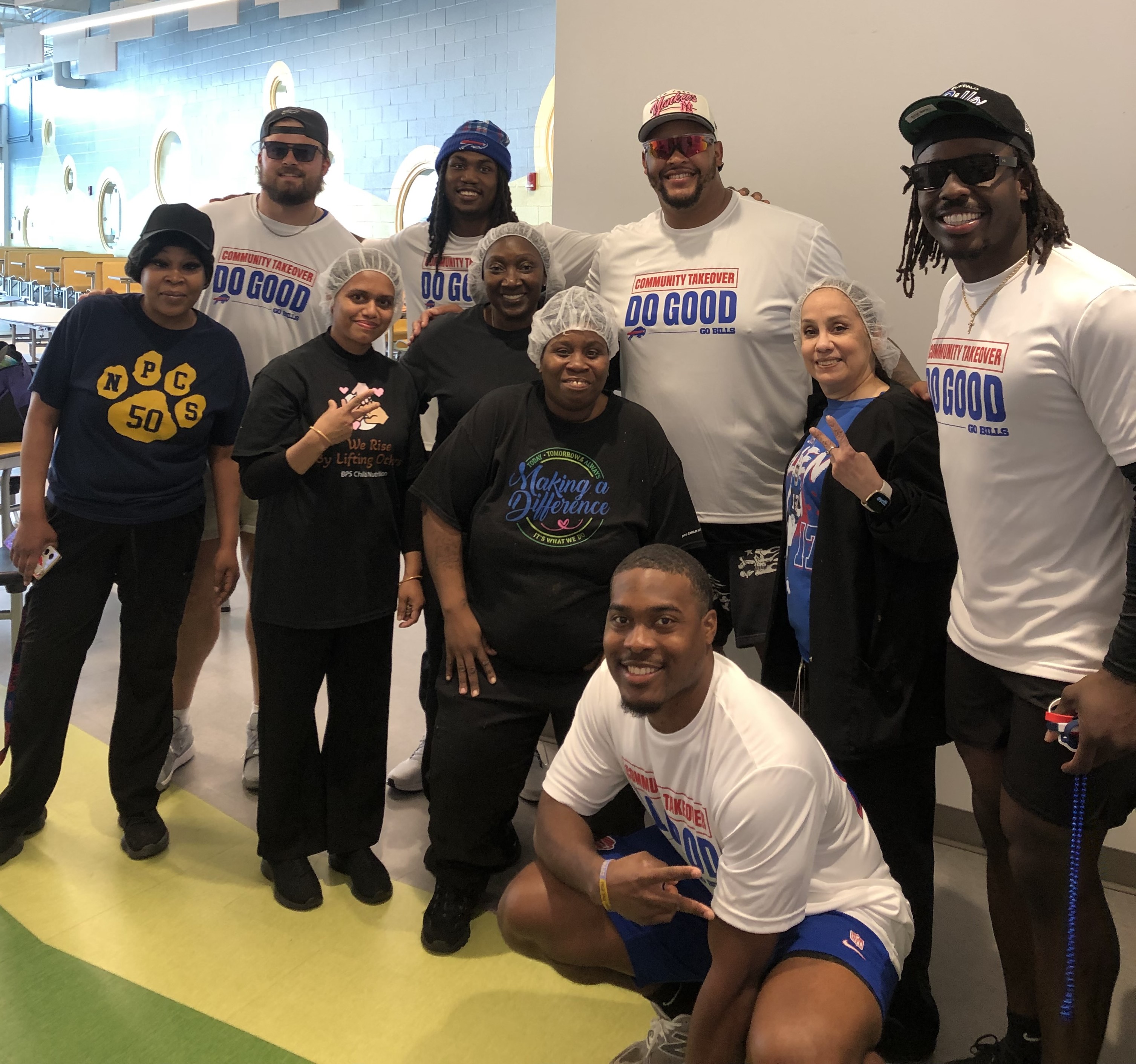 School 50 Cafeteria Staff - Buffalo Bills 6.4.25