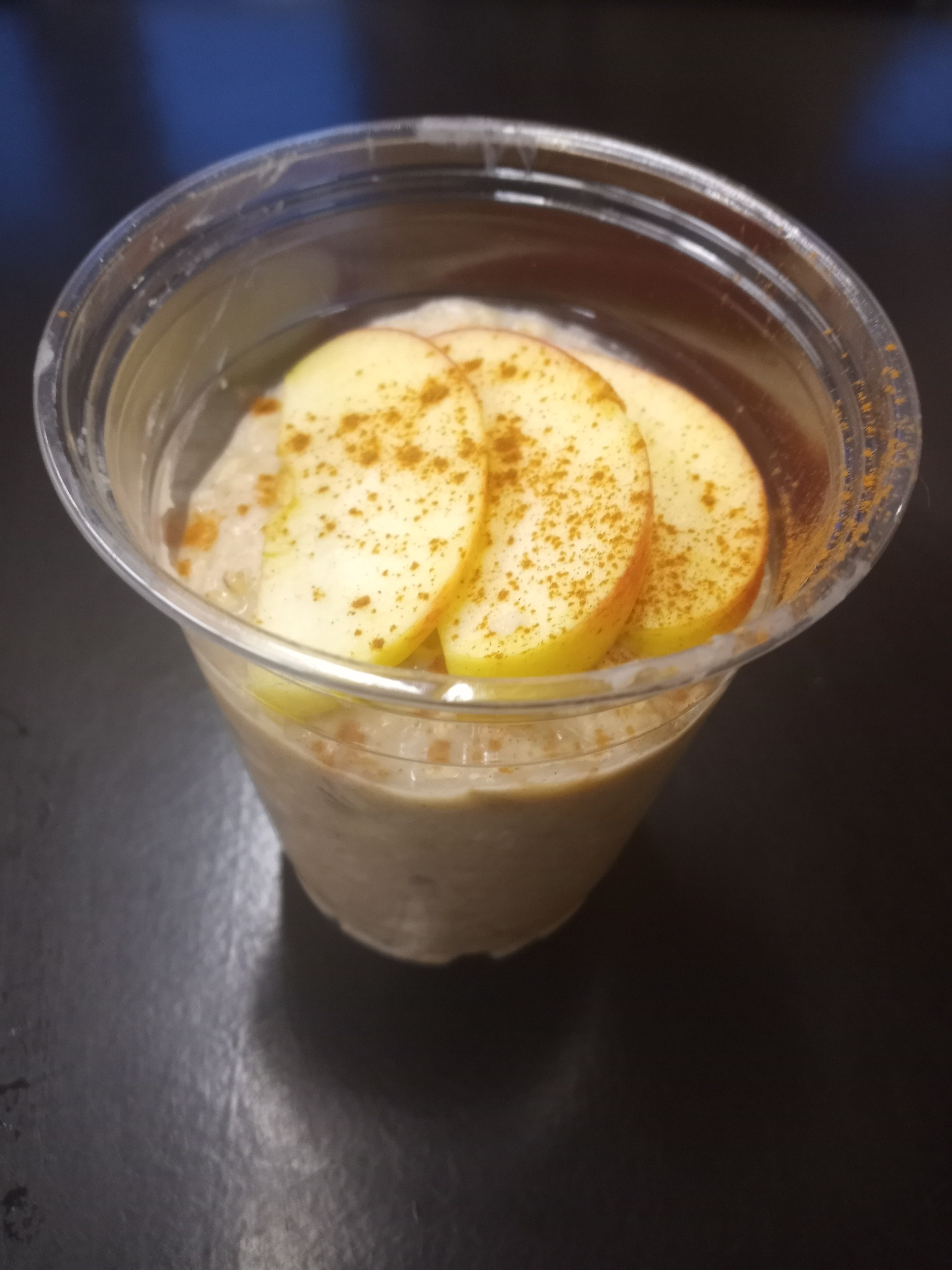School 207 - Apple pie overnight oats served on 10.23.25