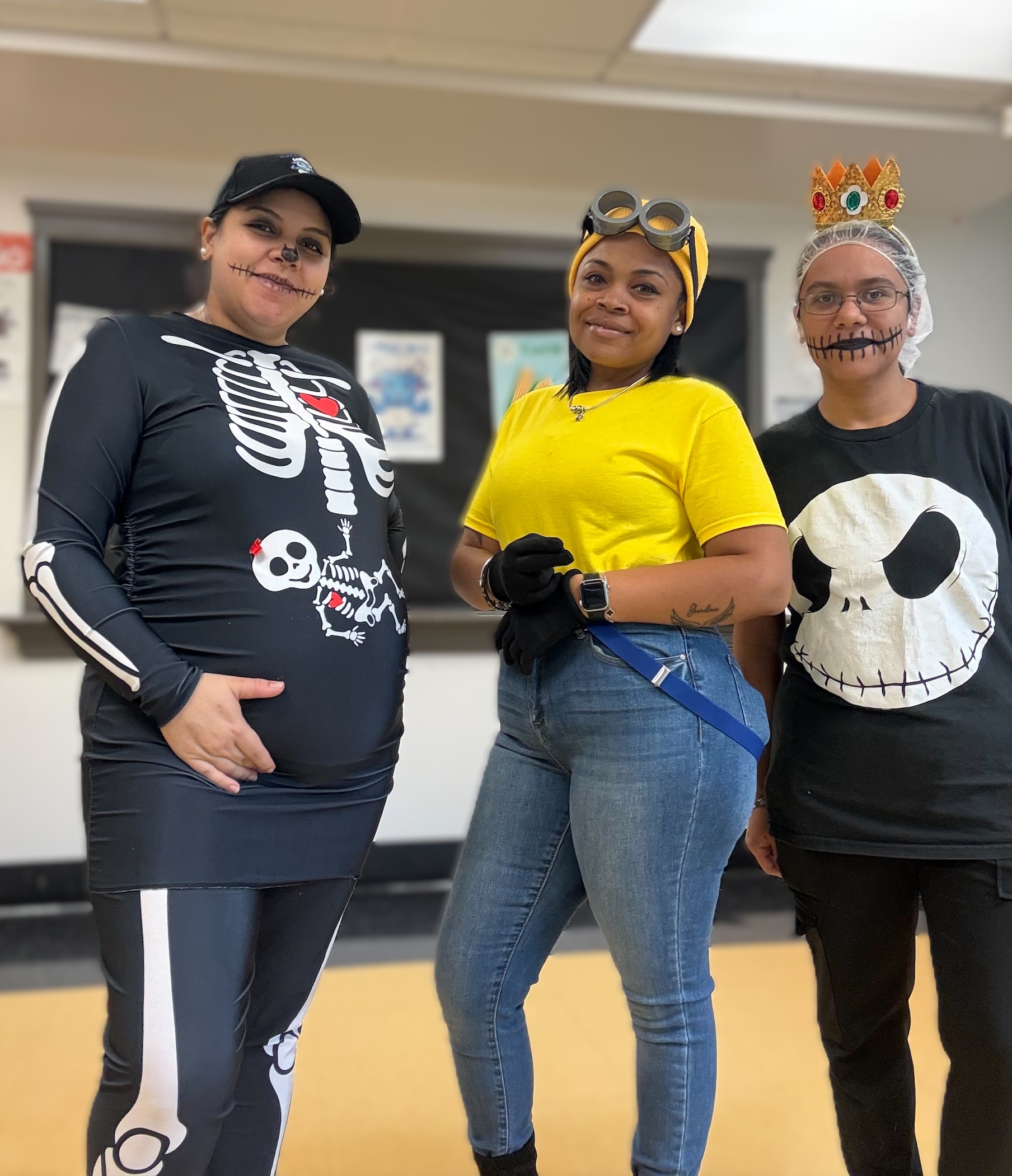 School 198 - Staffed dressed for Halloween 10.31.25
