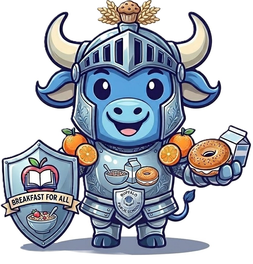 NATIONAL SCHOOL BREAKFAST WEEK  CHEF BLU (FOOD SERVICE MASCOT)DRESSED AS A KNIGHT