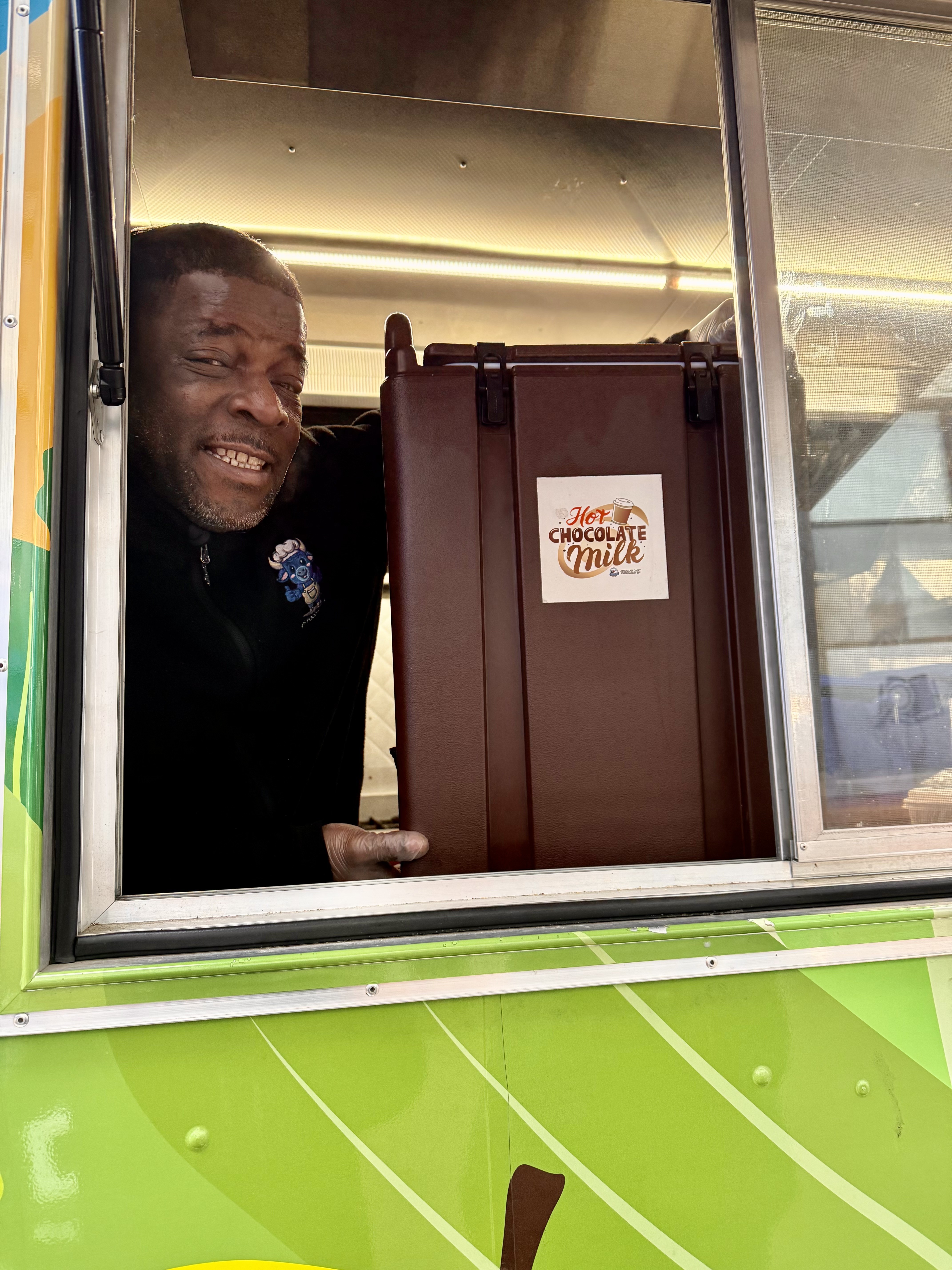 NSBW Food Service Cook Terrell- Hot Chocolate