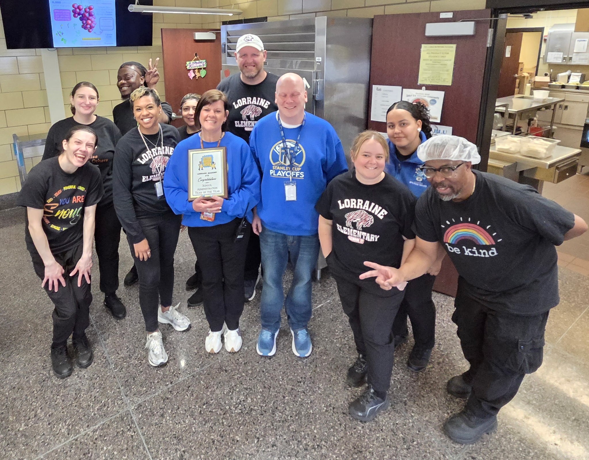 School 72 Administrators and Food Service Team SLHD
