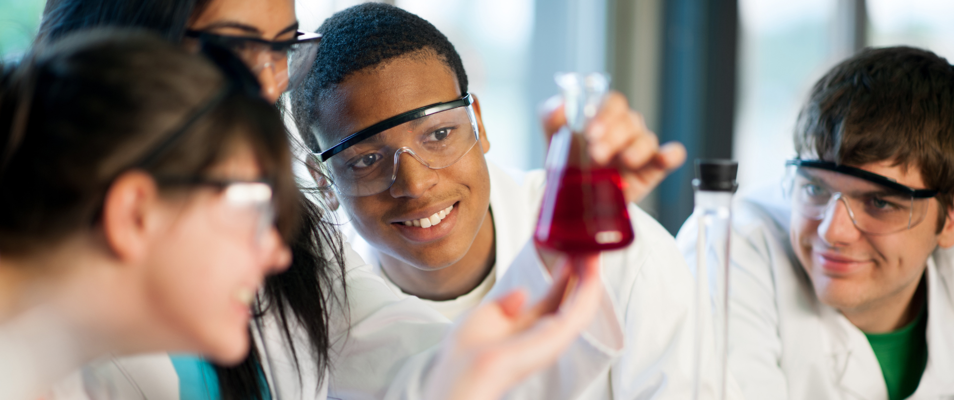 Students in lab