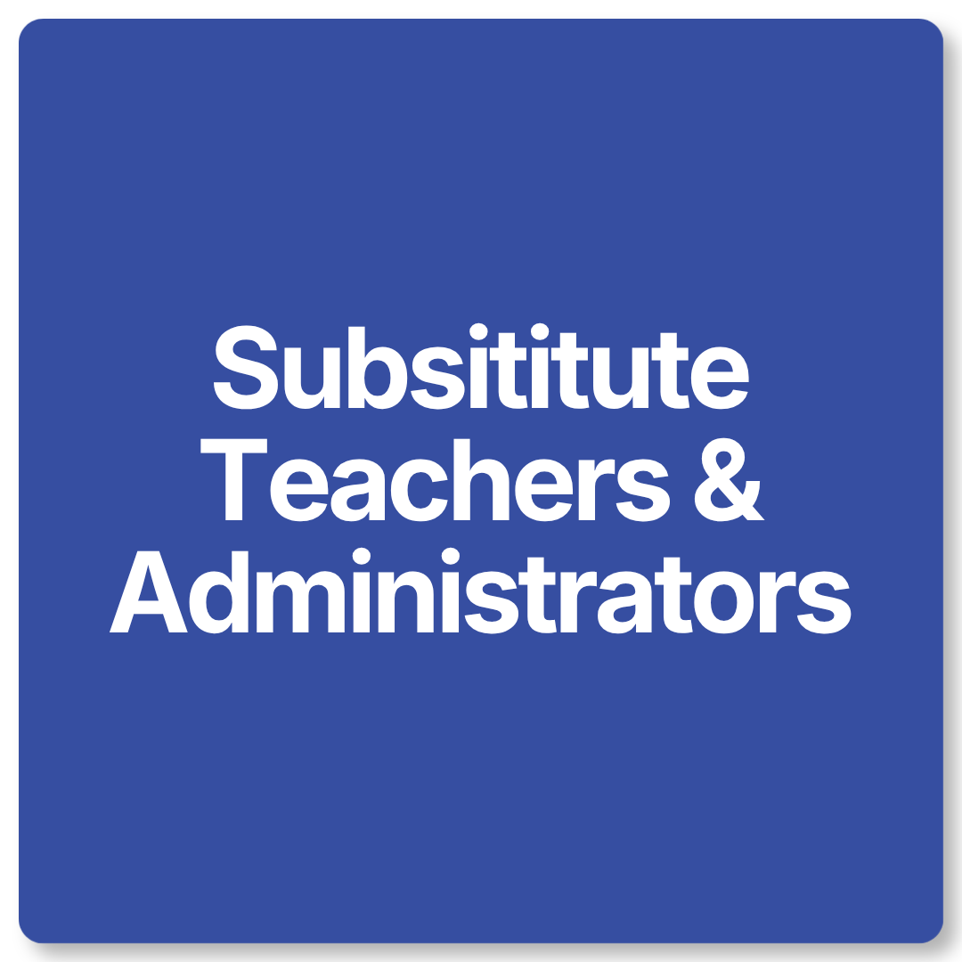  Substitute Teachers & Administrators Postitions