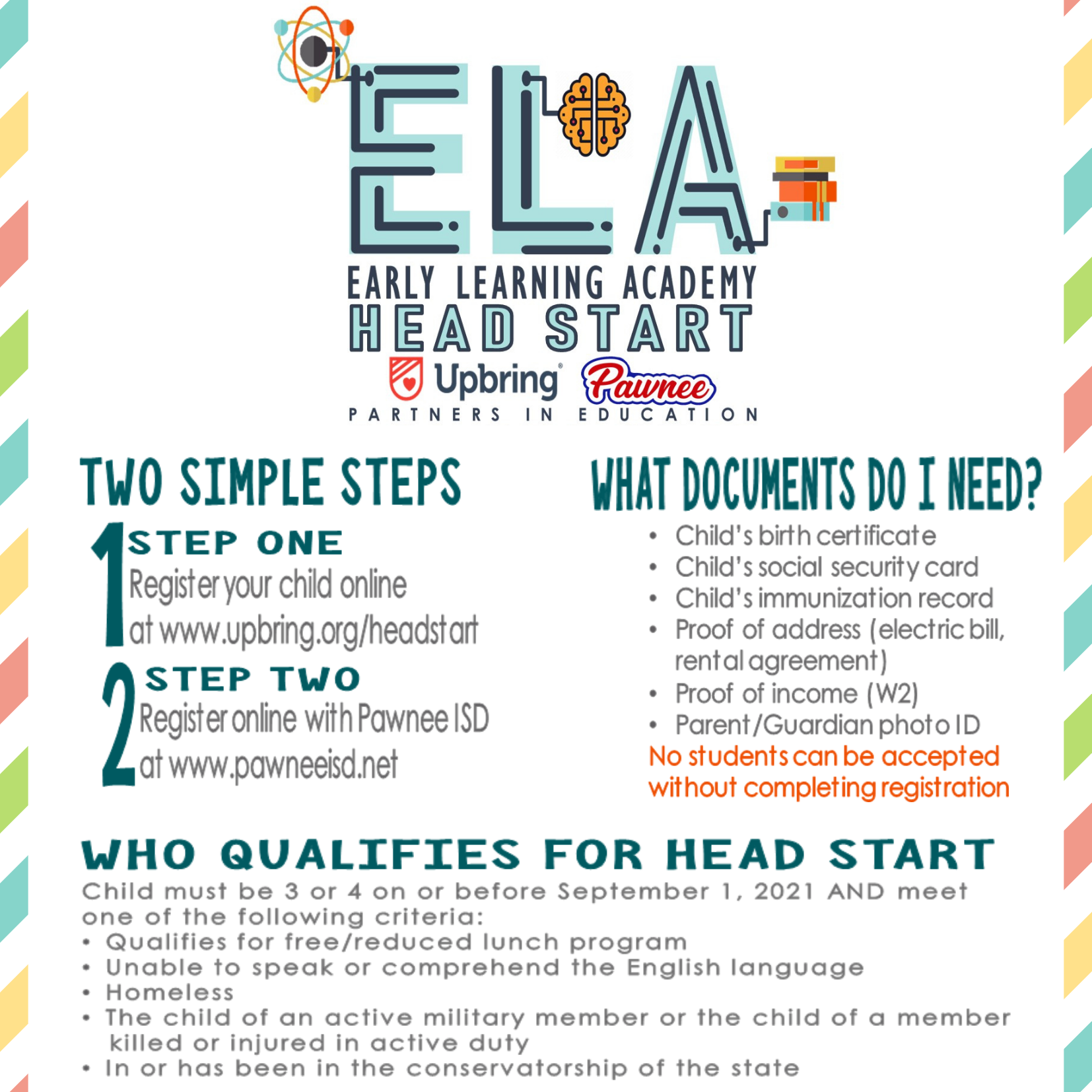 Head Start Registration and Requirements 