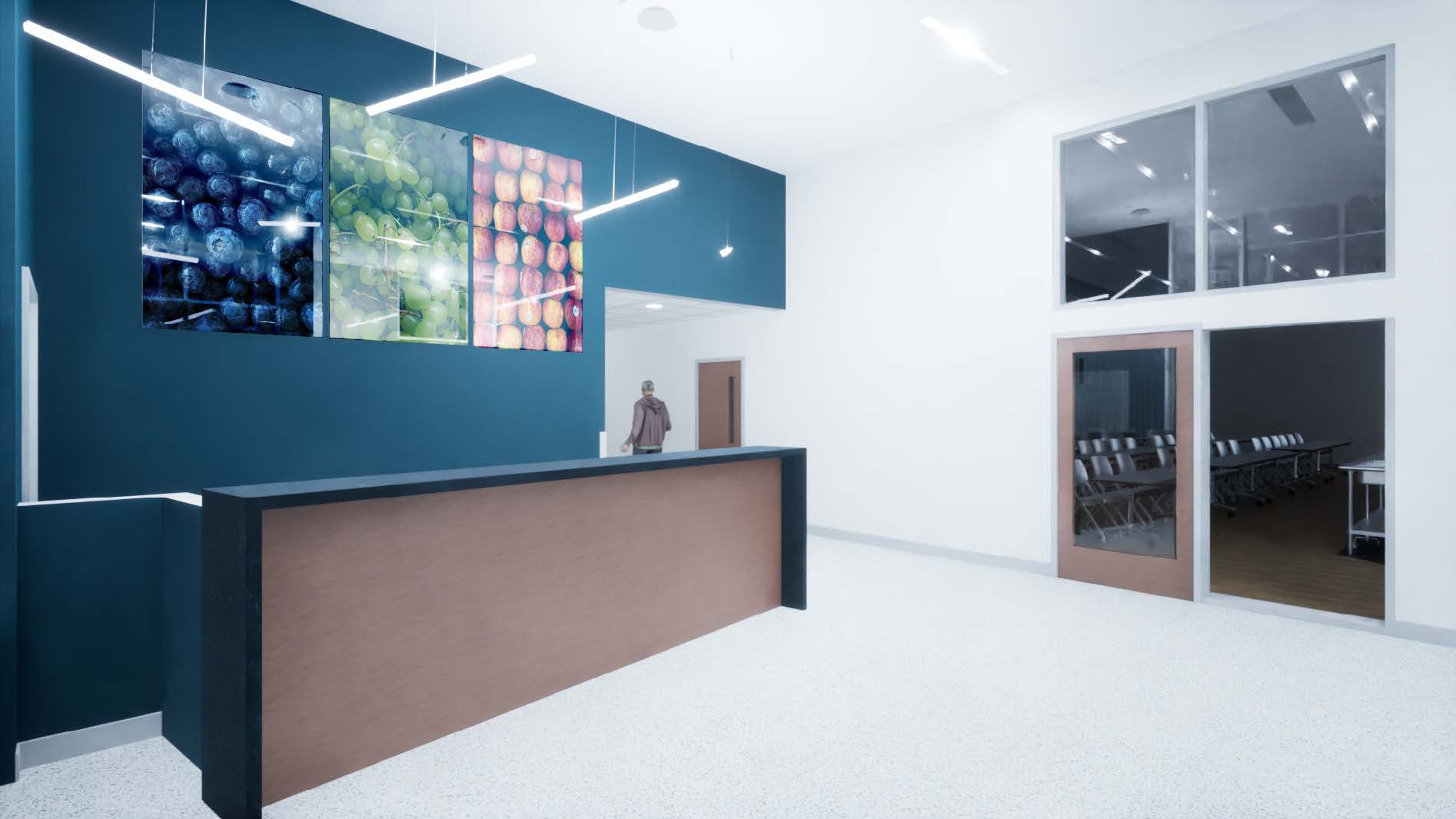 Central Commissary Rendering of Lobby