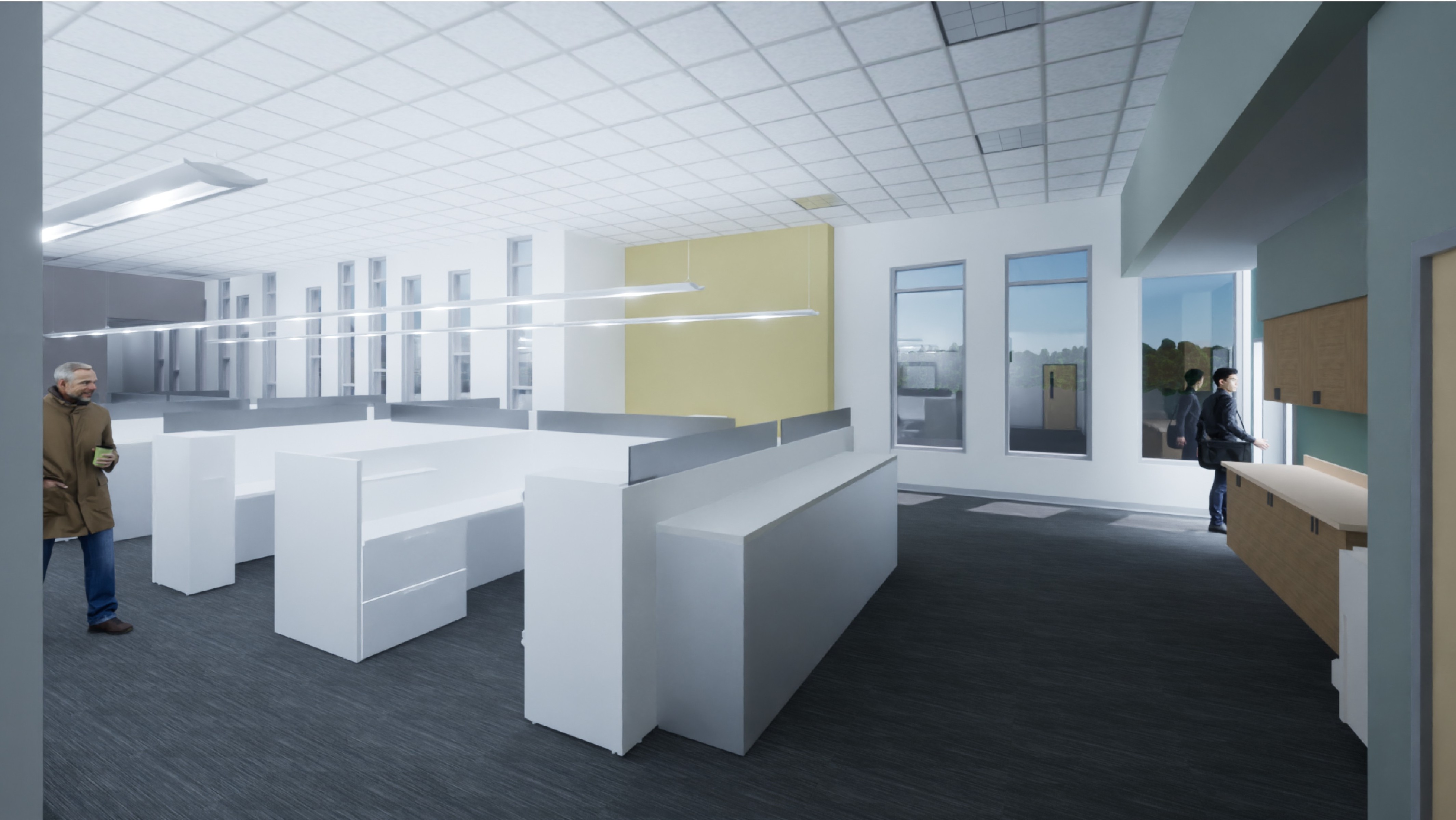 Central Commissary Rendering of Administration Offices