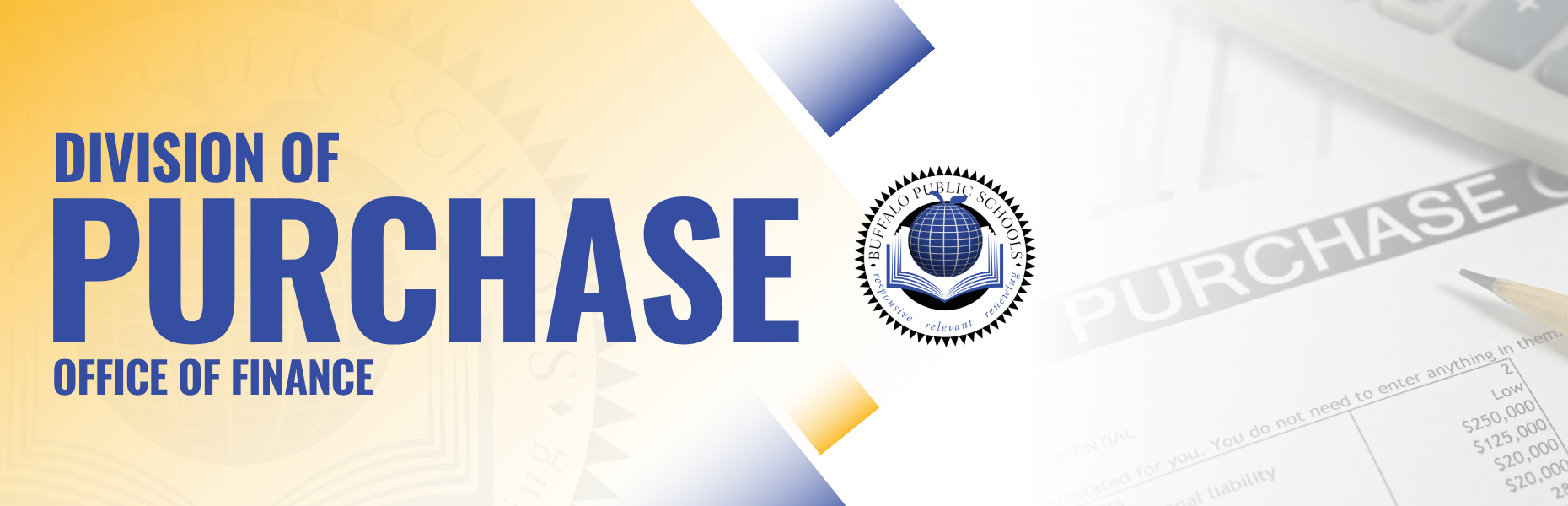 Purchase Office of Finance Division of