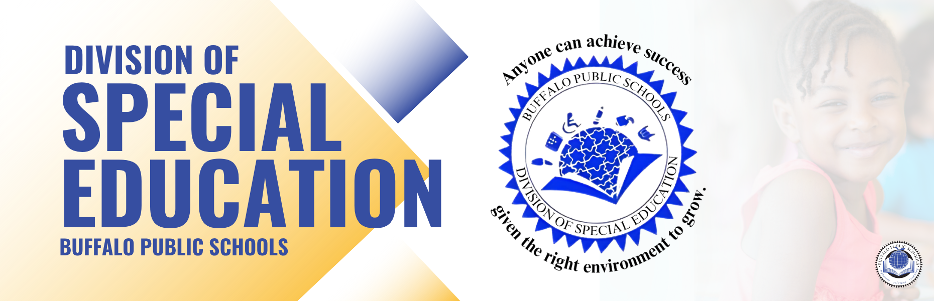 Division of Special Education  Buffalo Public Schools with logos Banner