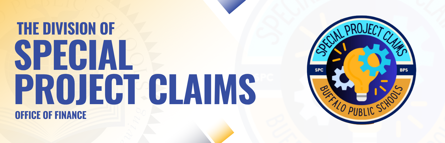 Special Claims Department Banner