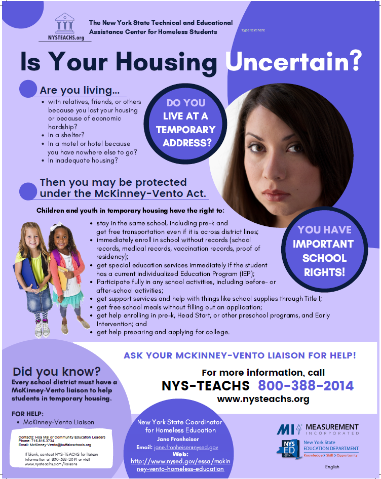 McKinney Vento Poster