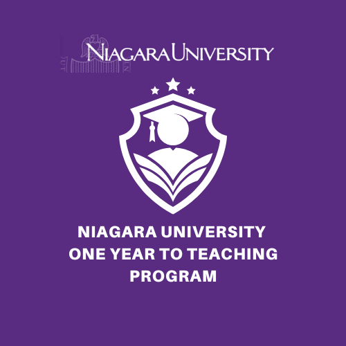 NIAGARA UNIVERSITY ONE YEAR TO TEACHING PROGRAM