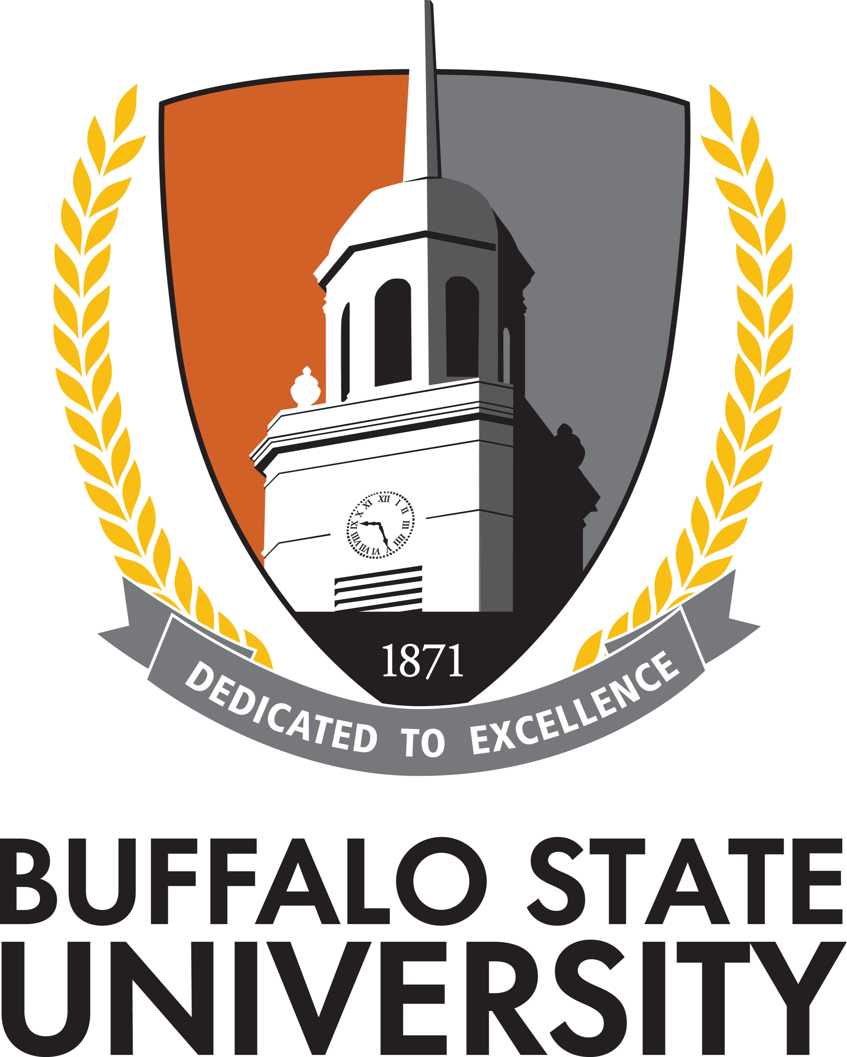 Buffalo State University Logo Crest