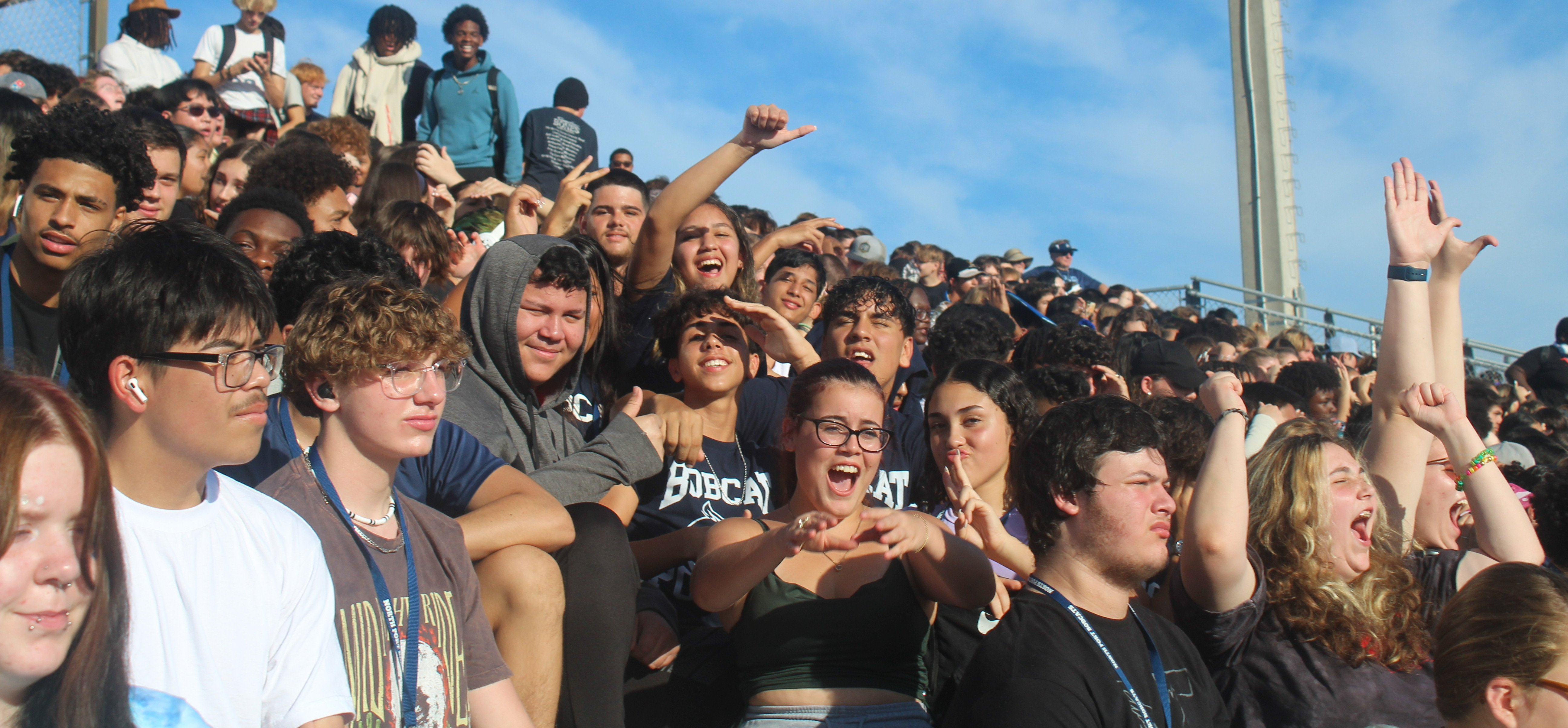 Audience cheering