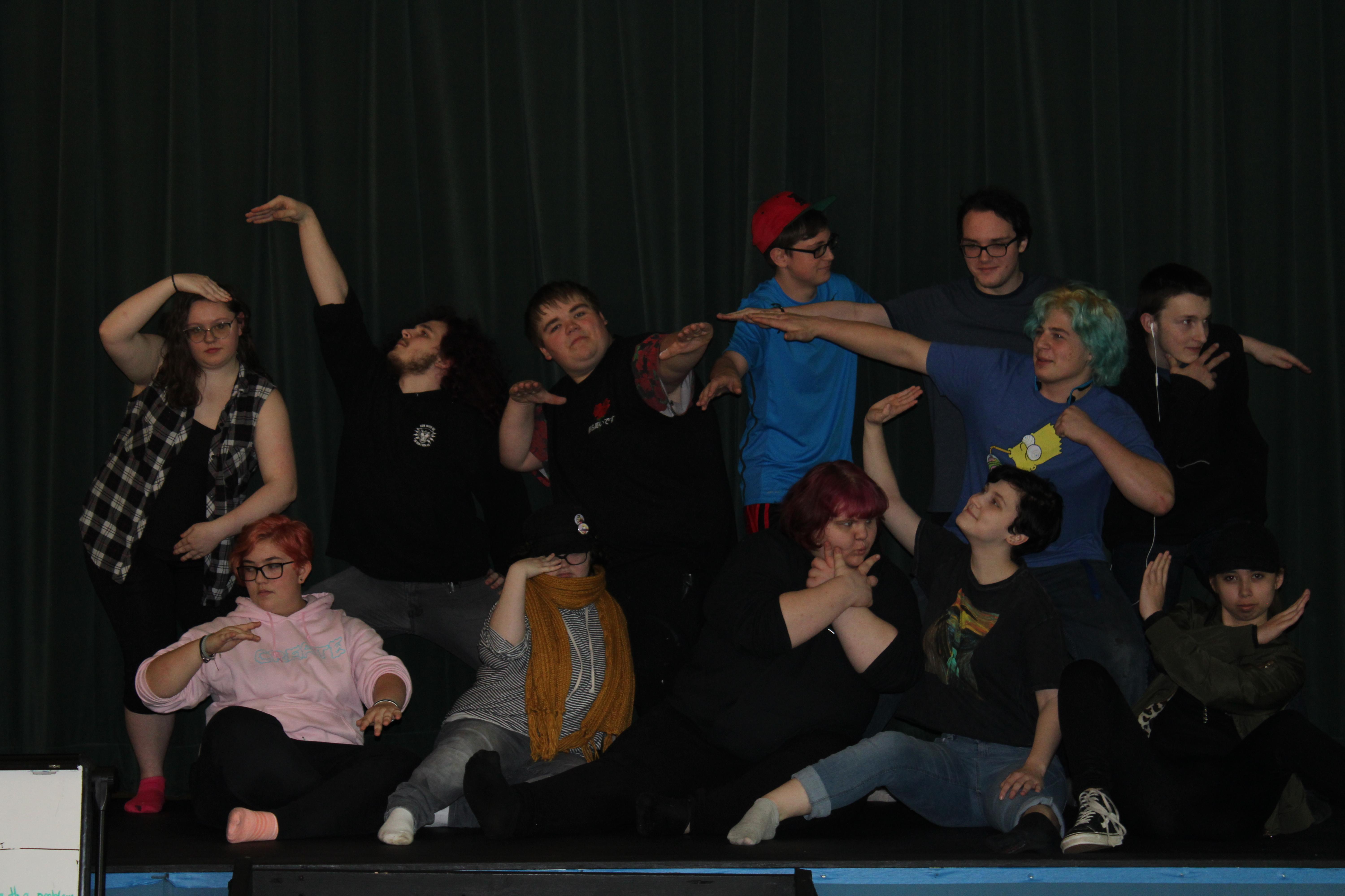 A photo of the Drama Club