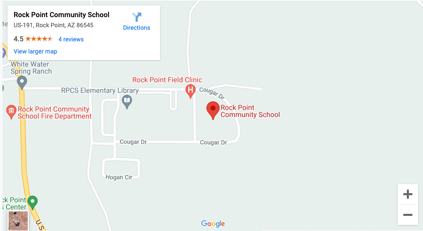Google map of school