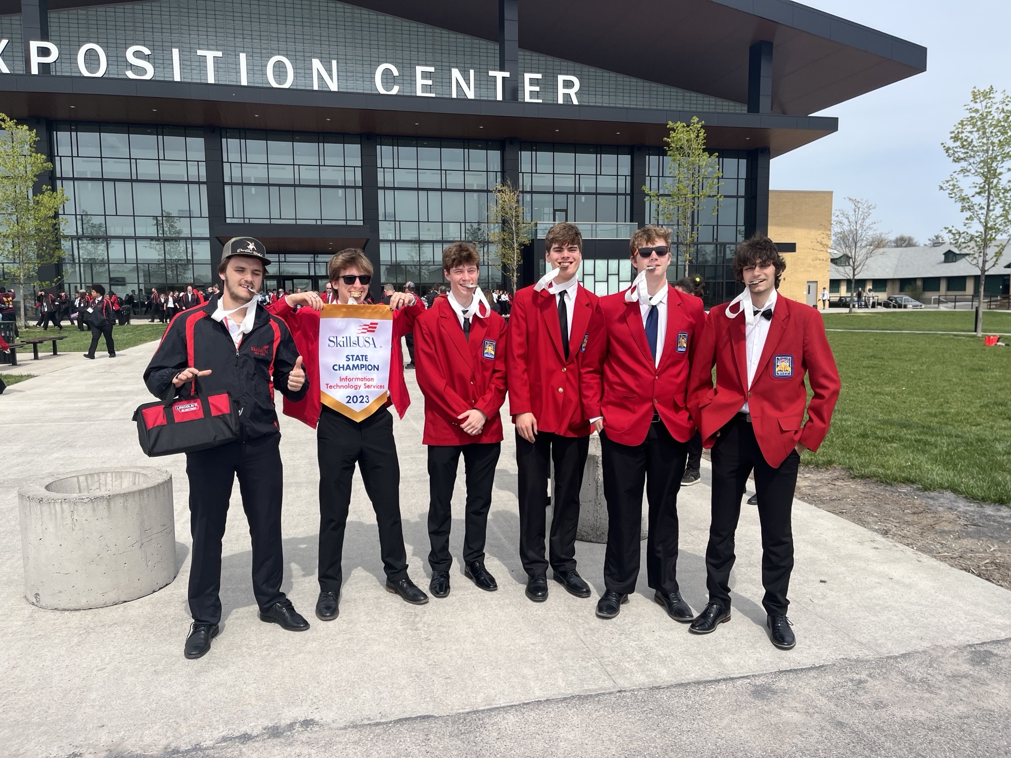 Info Tech Students at SkillsUSA Competion