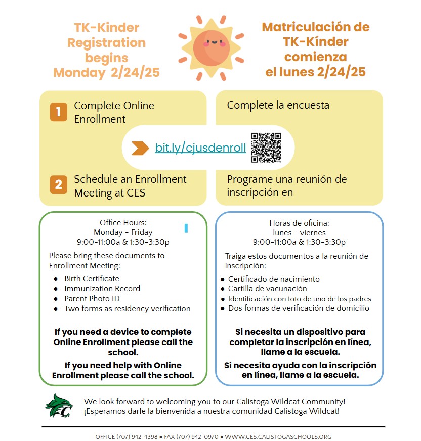 enrollment flyer