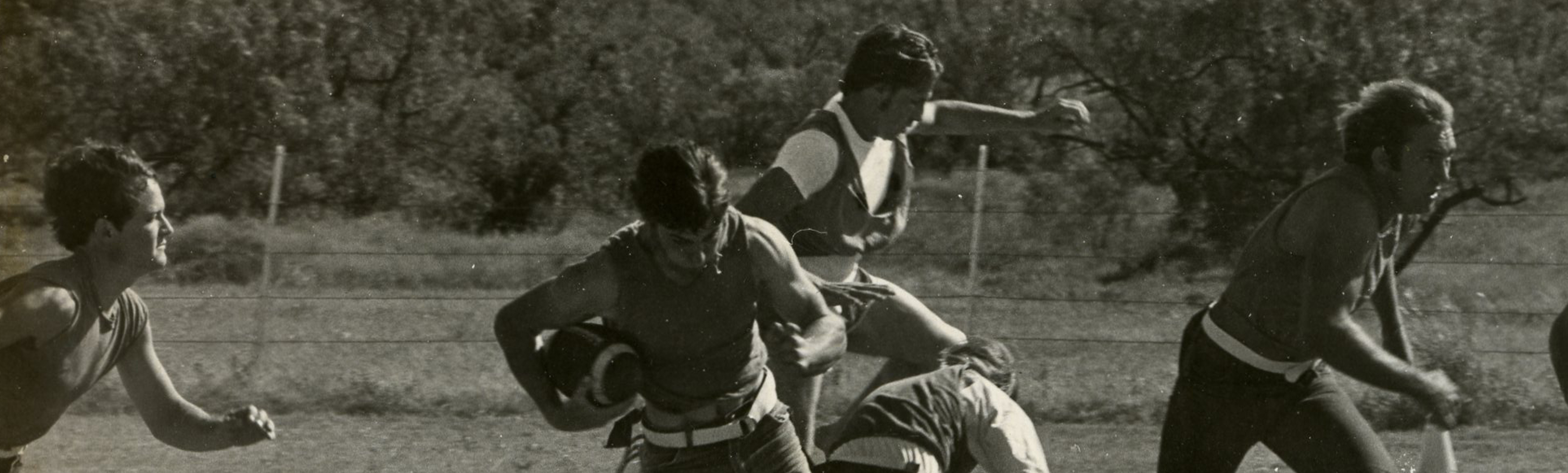 WTC students playing football