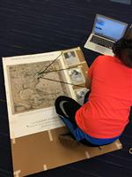 student doing a project