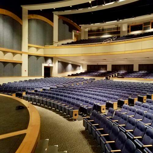 Empty theater seating
