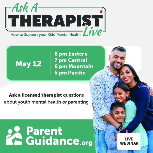 May 12, Ask a Therapist Live