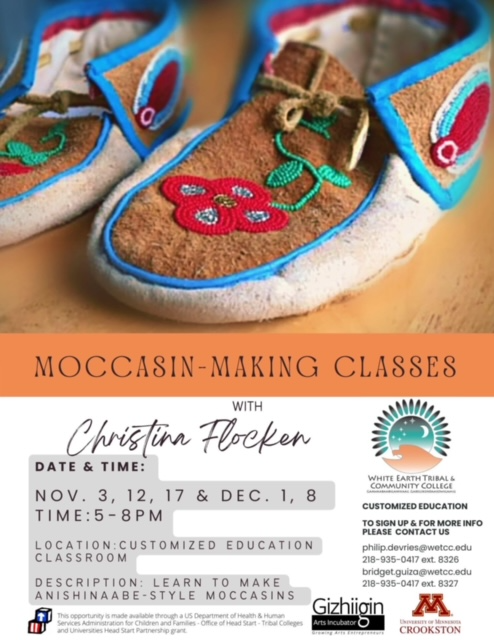 Moccasin-making classes