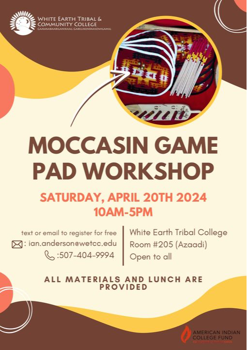 Moccasin Game Pad Workshop