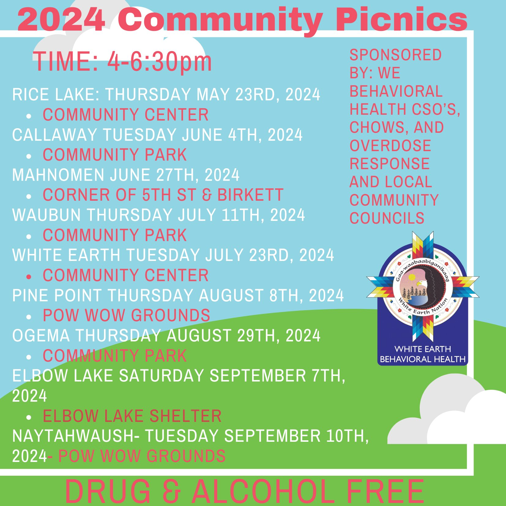 2024 community picnics