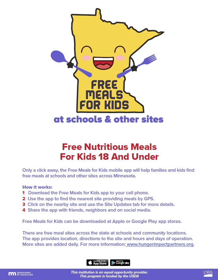 Free meals for kids