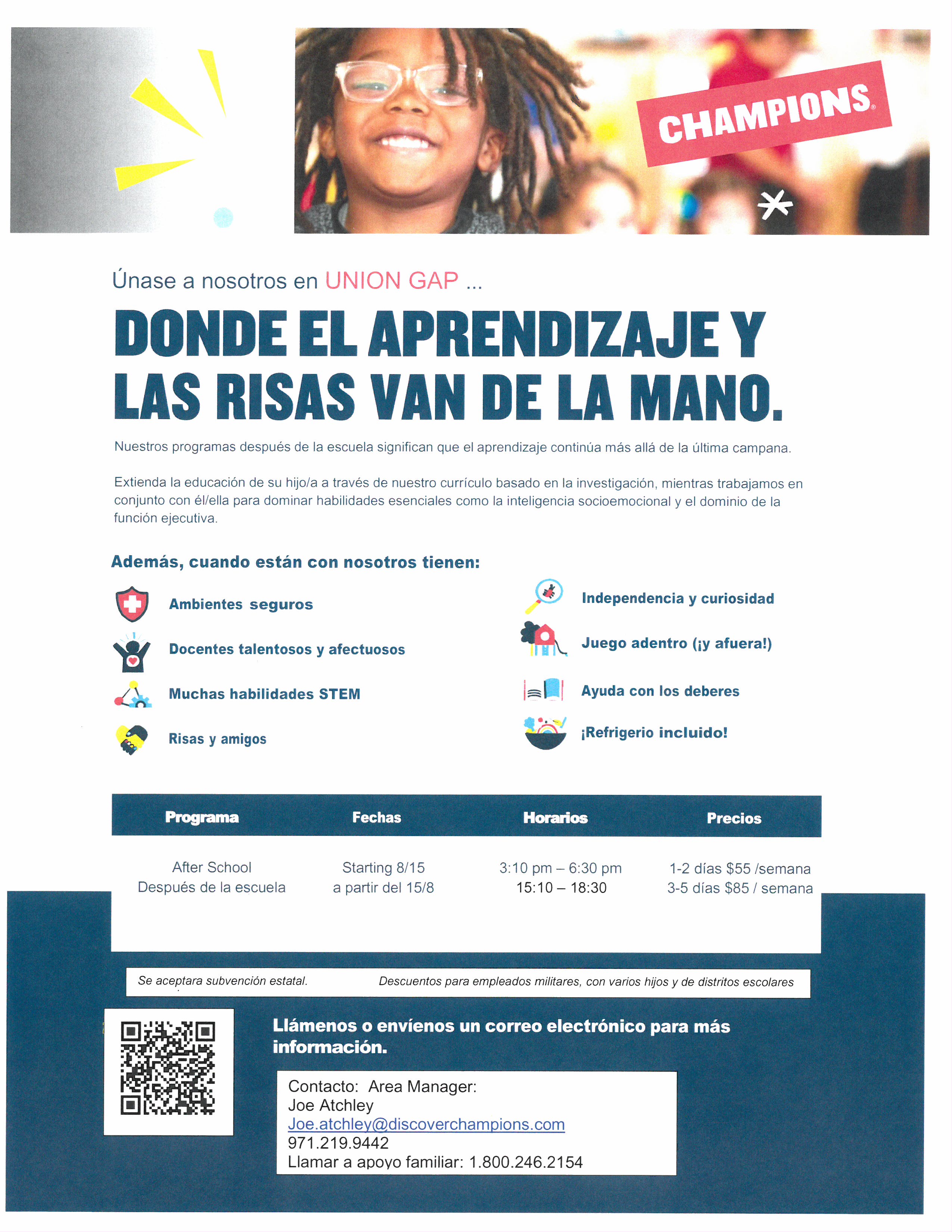 Spanish - Champions Flyer