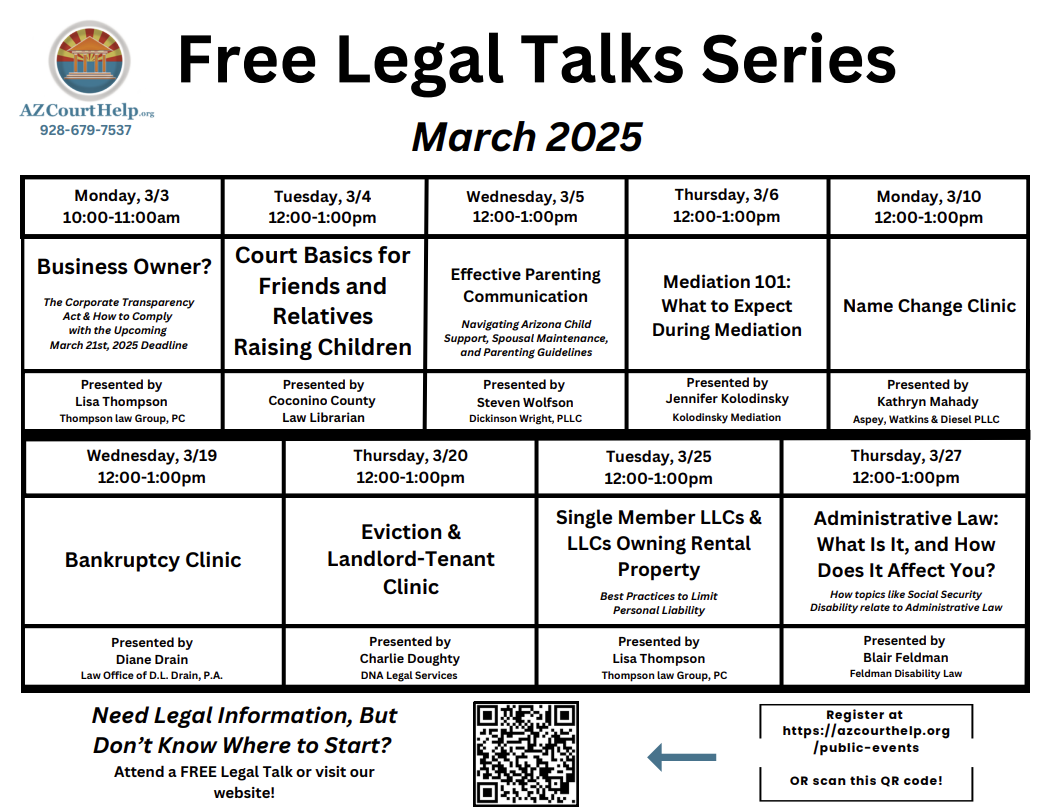 Free Legal Talk Series