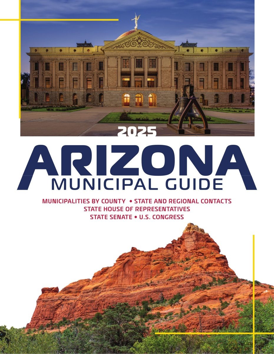 The  cover of the 2025 Arizona Municipal Guide.