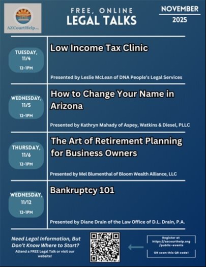 Free Legal Talks Offered by AZCourtHelp 2