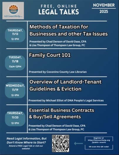 Free Legal Talks Offered by AZCourtHelp