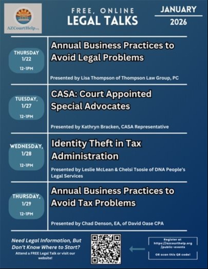 Free Legal Talks Offered by AZCourtHelp