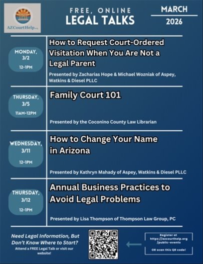 Free Legal Talks Offered by AZCourtHelp 2